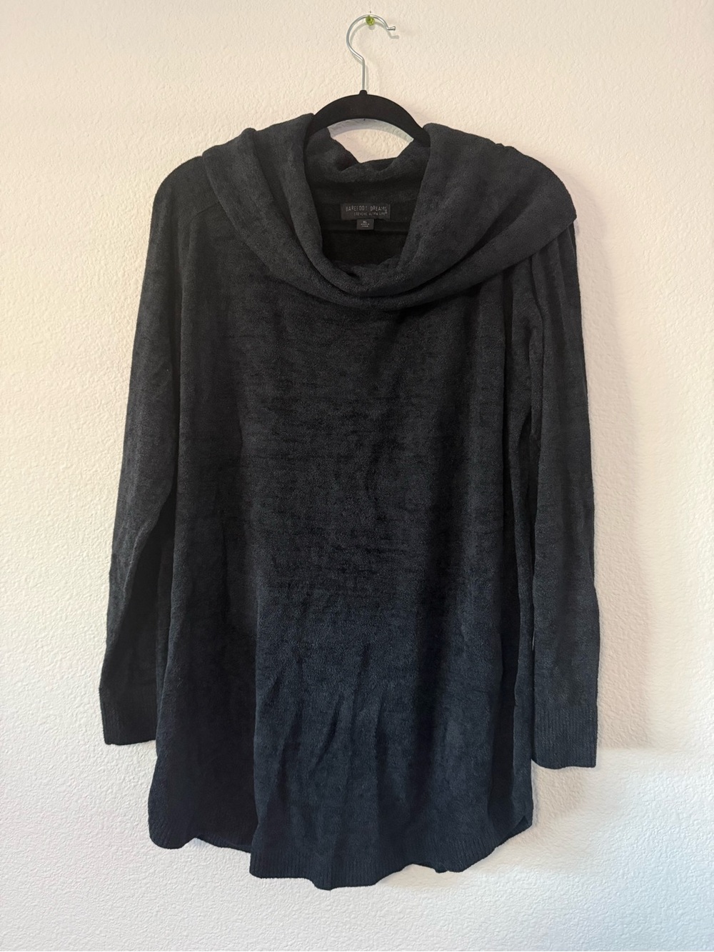 Barefoot Dreams Charcoal Cowl Neck Sweater